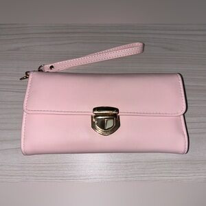 Elegant Pink Clutch Wallet